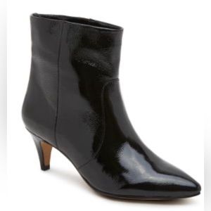 Dolce Vita Women's Dee Patent Leather Kitten Heel Booties size 6.5